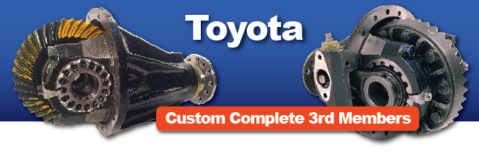 Rebuilt Toyota dropout 3rd member Third Members