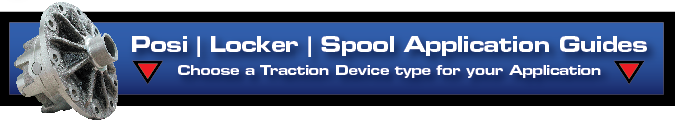 Positraction Lockers Spool Limited-Slip Posi Differentials
