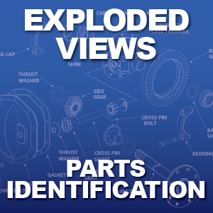 Gear Axle Exploded View Diagrams - Differential Part Names