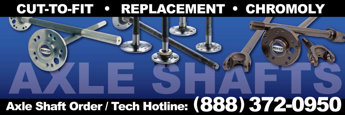 Axle Shafts for Ford Chevy Dodge Ram Jeep Chrysler Dana and More