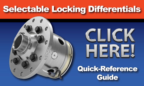 Selectable Locking Differentials including ARB Air Locker, Eaton Elocker and Auburn Select A Loc Application Guide