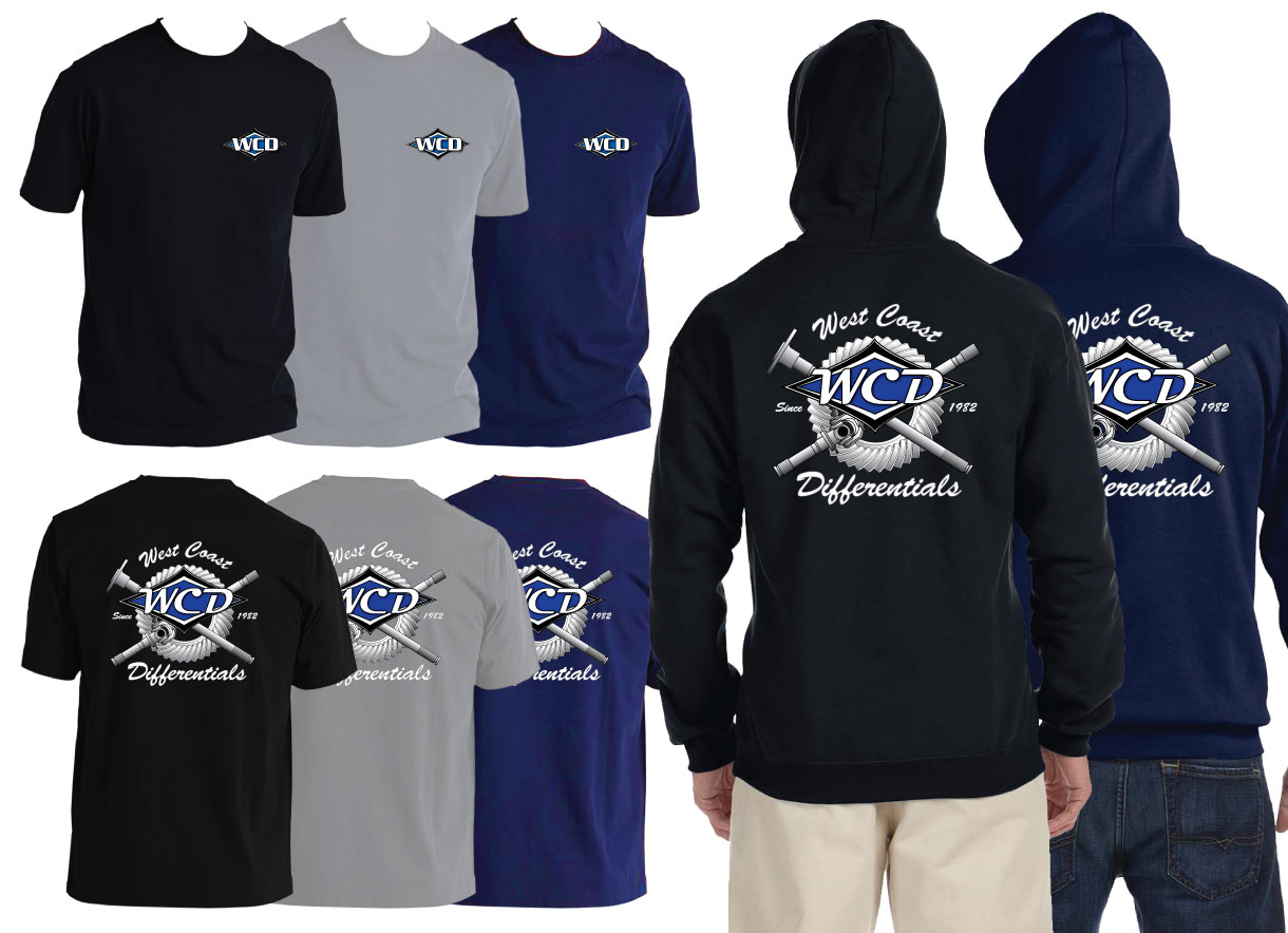 WCD West Coast Differential Tee Shirts Hoodies