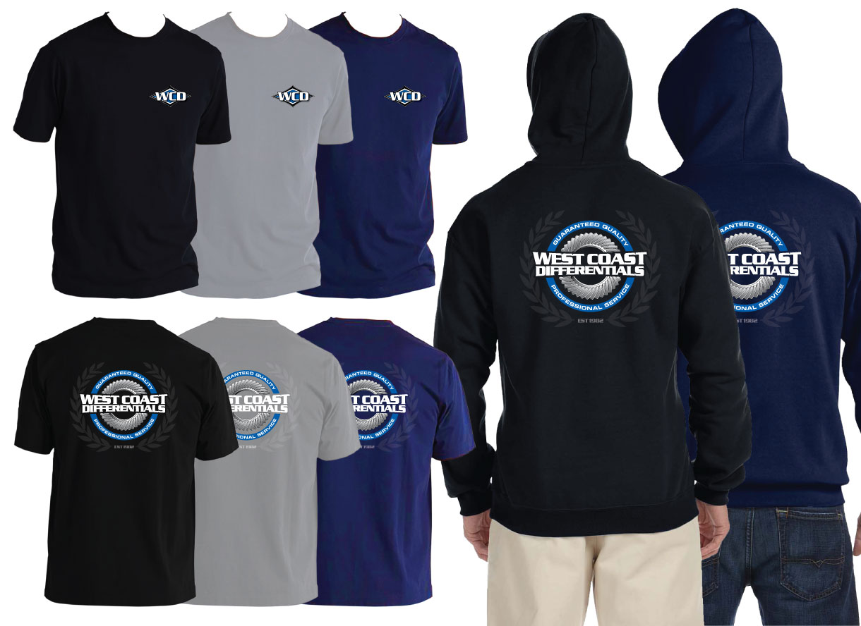 West Coast Differentials Shirt Hoodie Tee WCD Apparel