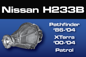Nissan Pathfinder & Armada H233B Differential Gear & Axle Parts - Ring & Pinion Gears, Axle Shafts, Locking Differentials, Limited Slip and Spider Gears