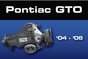 Pontiac GTO Differential Gear & Axle Parts - Ring & Pinion Gears, Axle Shafts, Locking Differentials, Limited Slip and Spider Gears