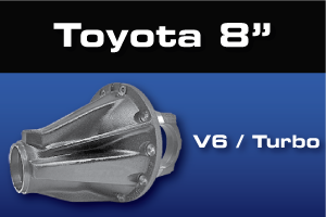Toyota 8 Inch V6 Turbo Differential Gear & Axle Parts - Ring & Pinion Gears, Axle Shafts, Locking Differentials, Limited Slip and Spider Gears